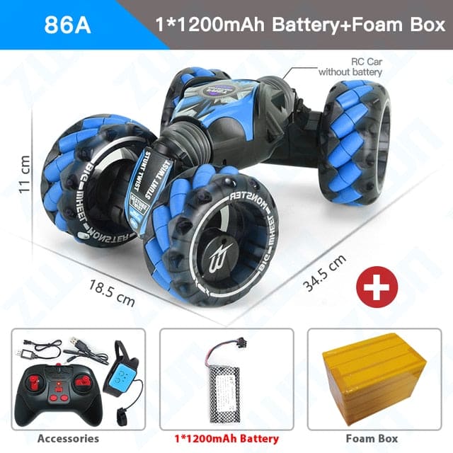 GesturePro RC Stunt Car - Motion-Controlled Remote