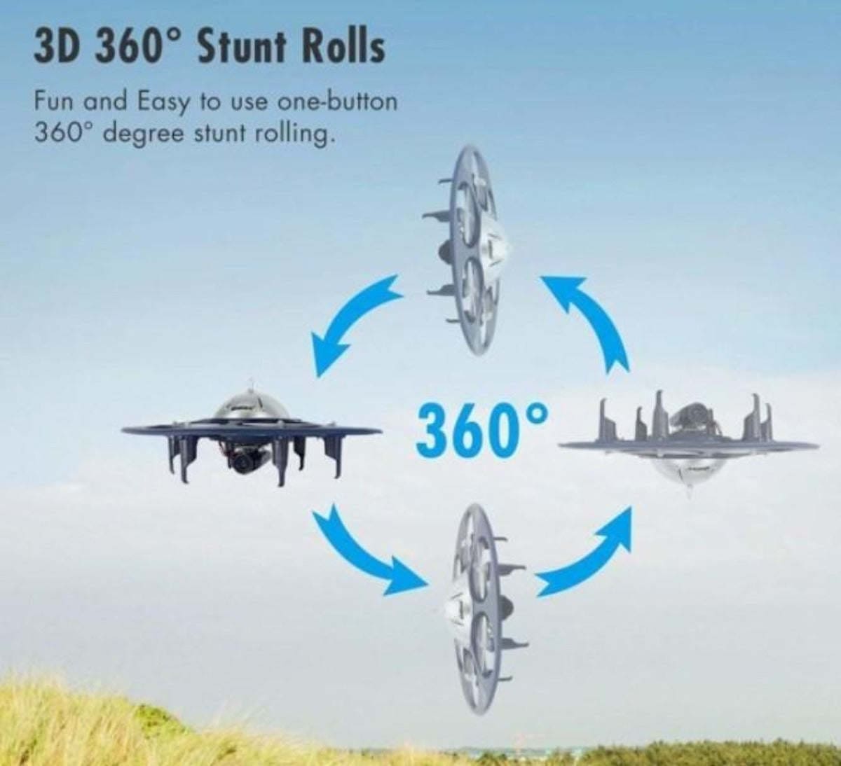 SkyMaster UFO Drone: Remote-Controlled Aerial Marvel
