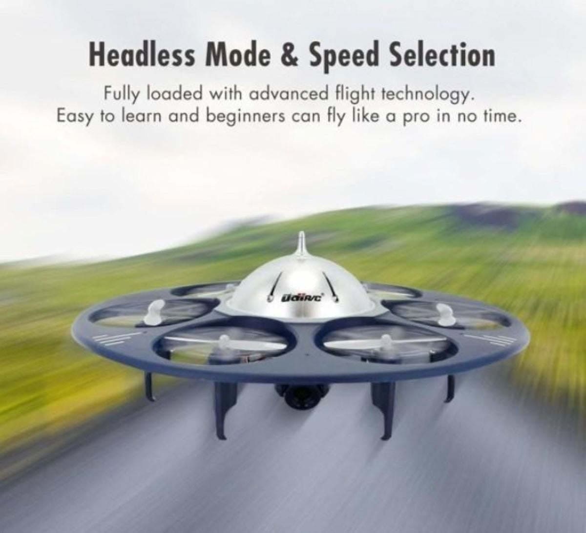 SkyMaster UFO Drone: Remote-Controlled Aerial Marvel