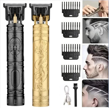 USB Fast Charging Hair Trimmer Portable Cordless Shaver Barber Electric Hair Cutting Machine Vintage Hair Clipper For Hairdresse