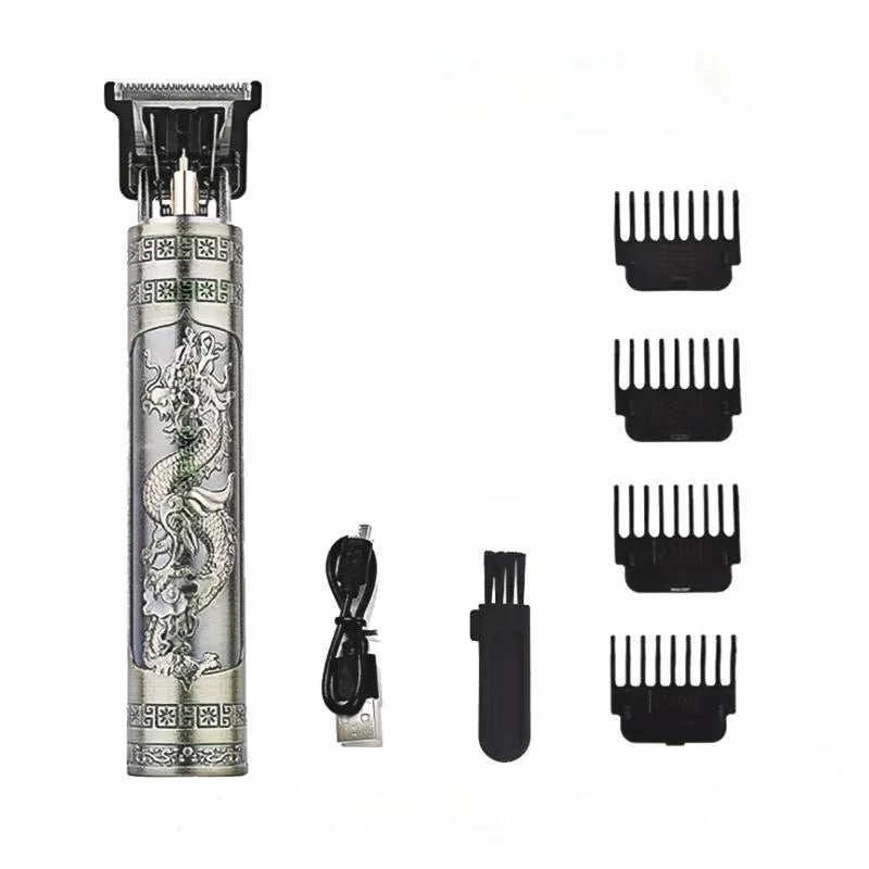 USB Fast Charging Hair Trimmer Portable Cordless Shaver Barber Electric Hair Cutting Machine Vintage Hair Clipper For Hairdresse