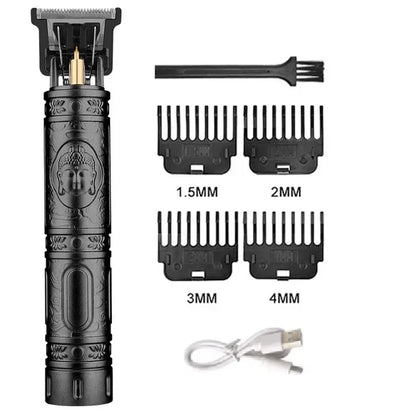 USB Fast Charging Hair Trimmer Portable Cordless Shaver Barber Electric Hair Cutting Machine Vintage Hair Clipper For Hairdresse
