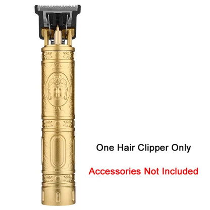 USB Fast Charging Hair Trimmer Portable Cordless Shaver Barber Electric Hair Cutting Machine Vintage Hair Clipper For Hairdresse