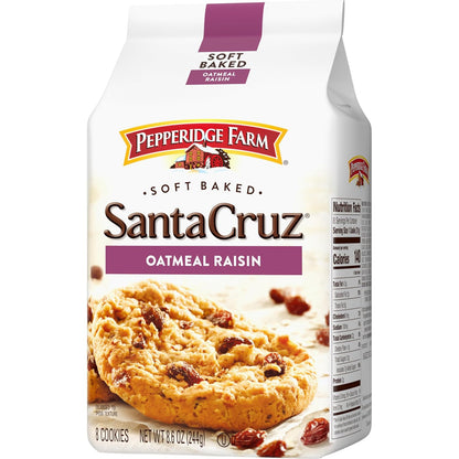 Pepperidge Farm Santa Cruz Soft Baked Oatmeal Raisin Cookies