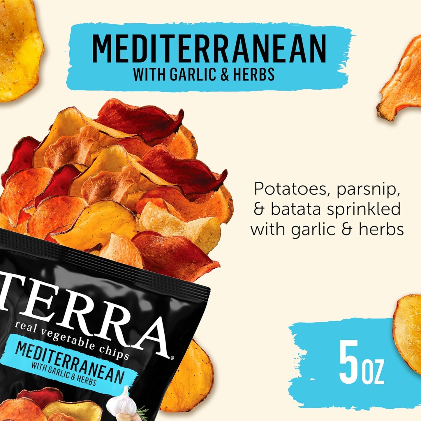 Terra Mediterranean Garlic & Herb Vegetable Chips