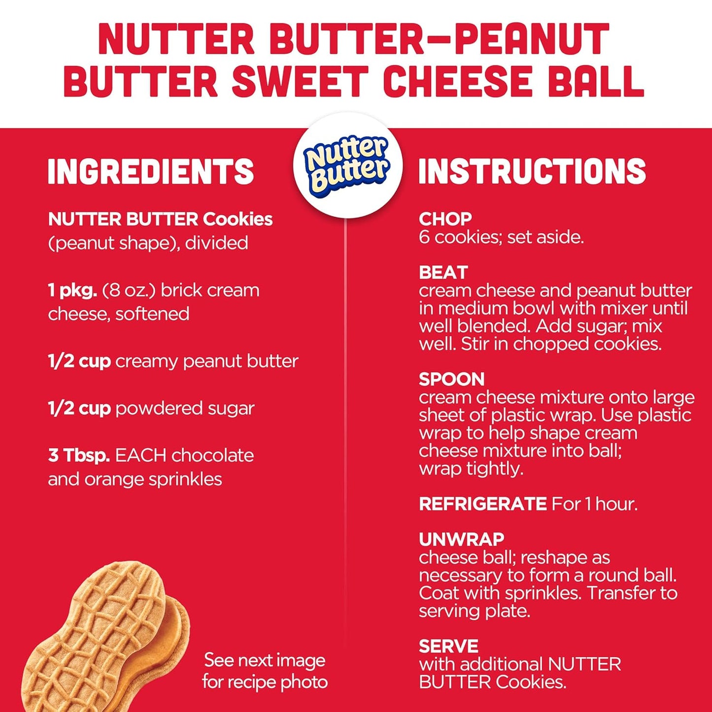 NUTTER BUTTER Peanut Butter Sandwich Cookies