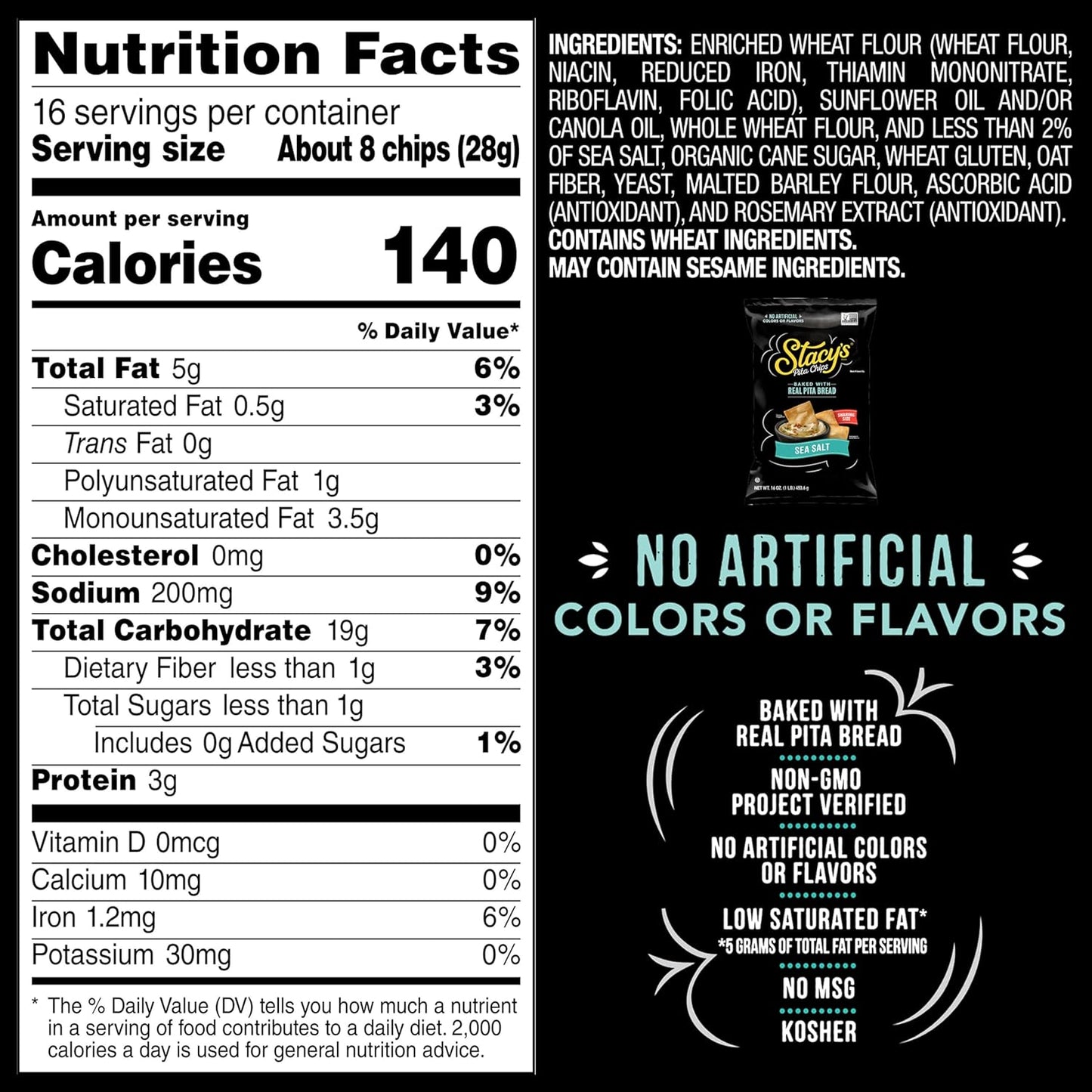 Stacy’s Sea Salt Pita Chips