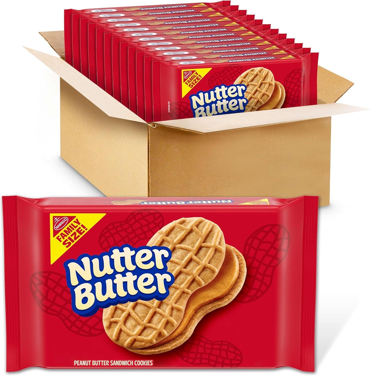 NUTTER BUTTER Peanut Butter Sandwich Cookies