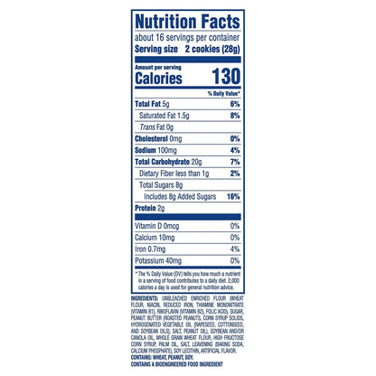 NUTTER BUTTER Peanut Butter Sandwich Cookies