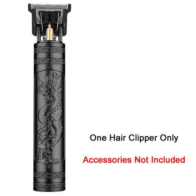 USB Fast Charging Hair Trimmer Portable Cordless Shaver Barber Electric Hair Cutting Machine Vintage Hair Clipper For Hairdresse