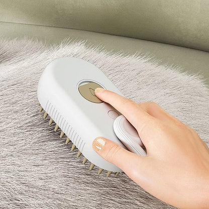 3-in-1 Steam Spray Pet Massage Brush