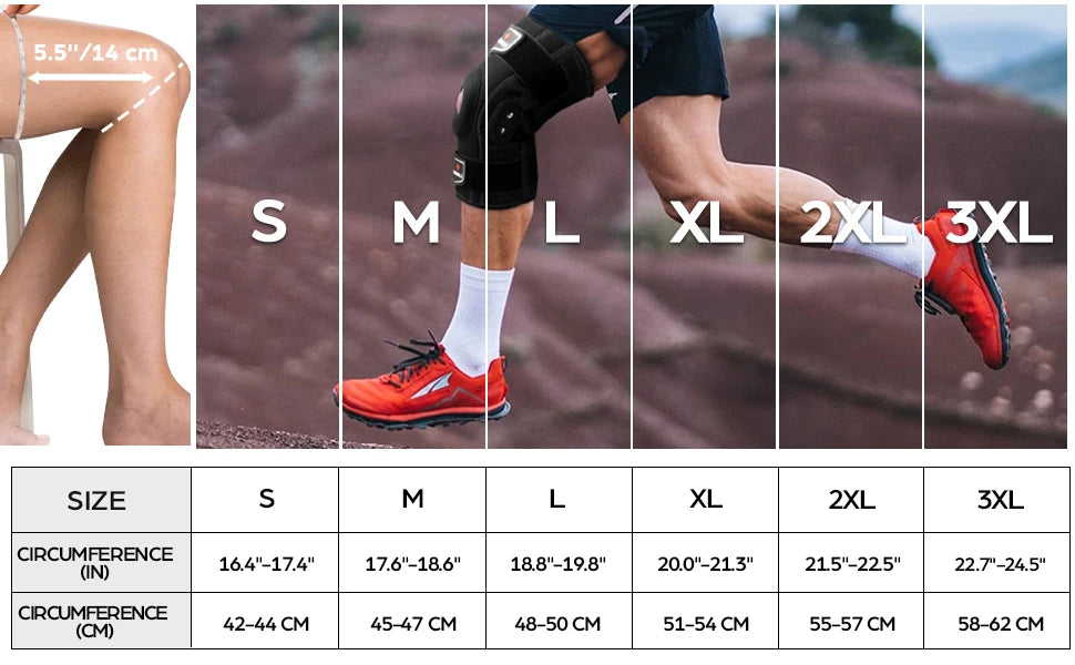 Knee Brace with Side Stabilizers