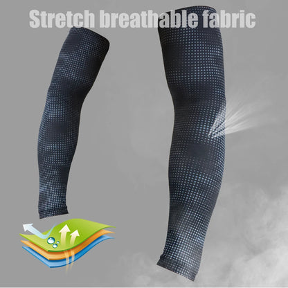UV-Protection Ice Silk Cooling Arm Sleeves