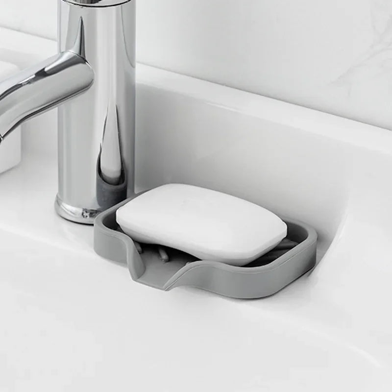 Multifunctional Silicone Sink Tray with Drain