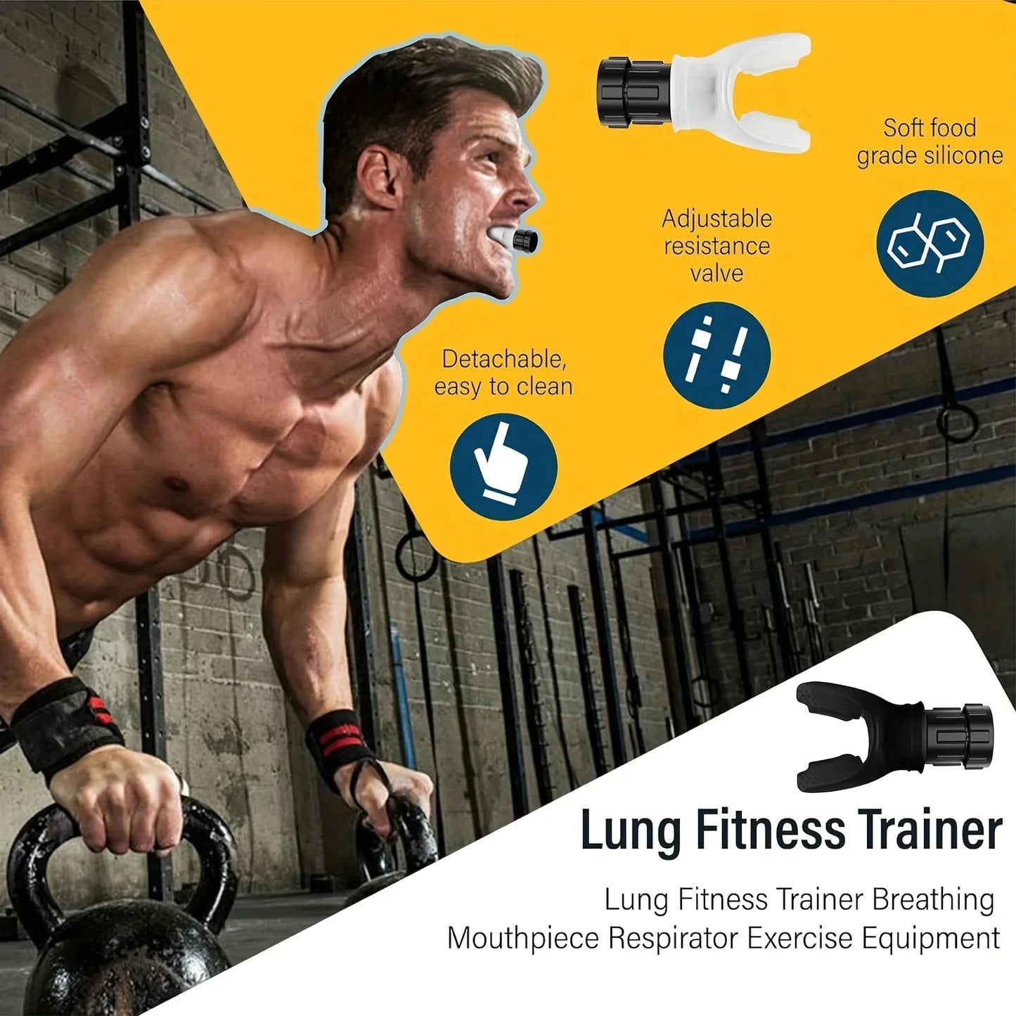 Portable Lung Trainer & Breathing Exerciser