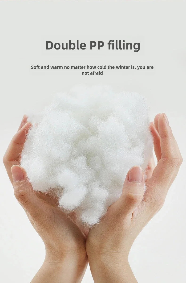 Autumn & Winter Plush Semi-Enclosed Pet Bed