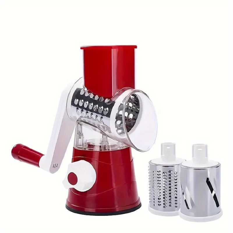 5-in-1 Rotary Drum Vegetable Slicer Grater