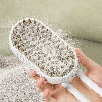 3-in-1 Steam Spray Pet Massage Brush