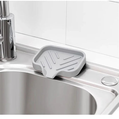 Multifunctional Silicone Sink Tray with Drain