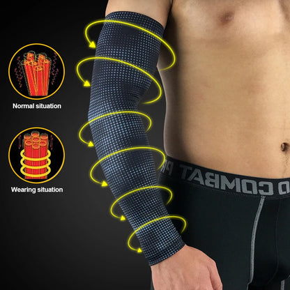 UV-Protection Ice Silk Cooling Arm Sleeves