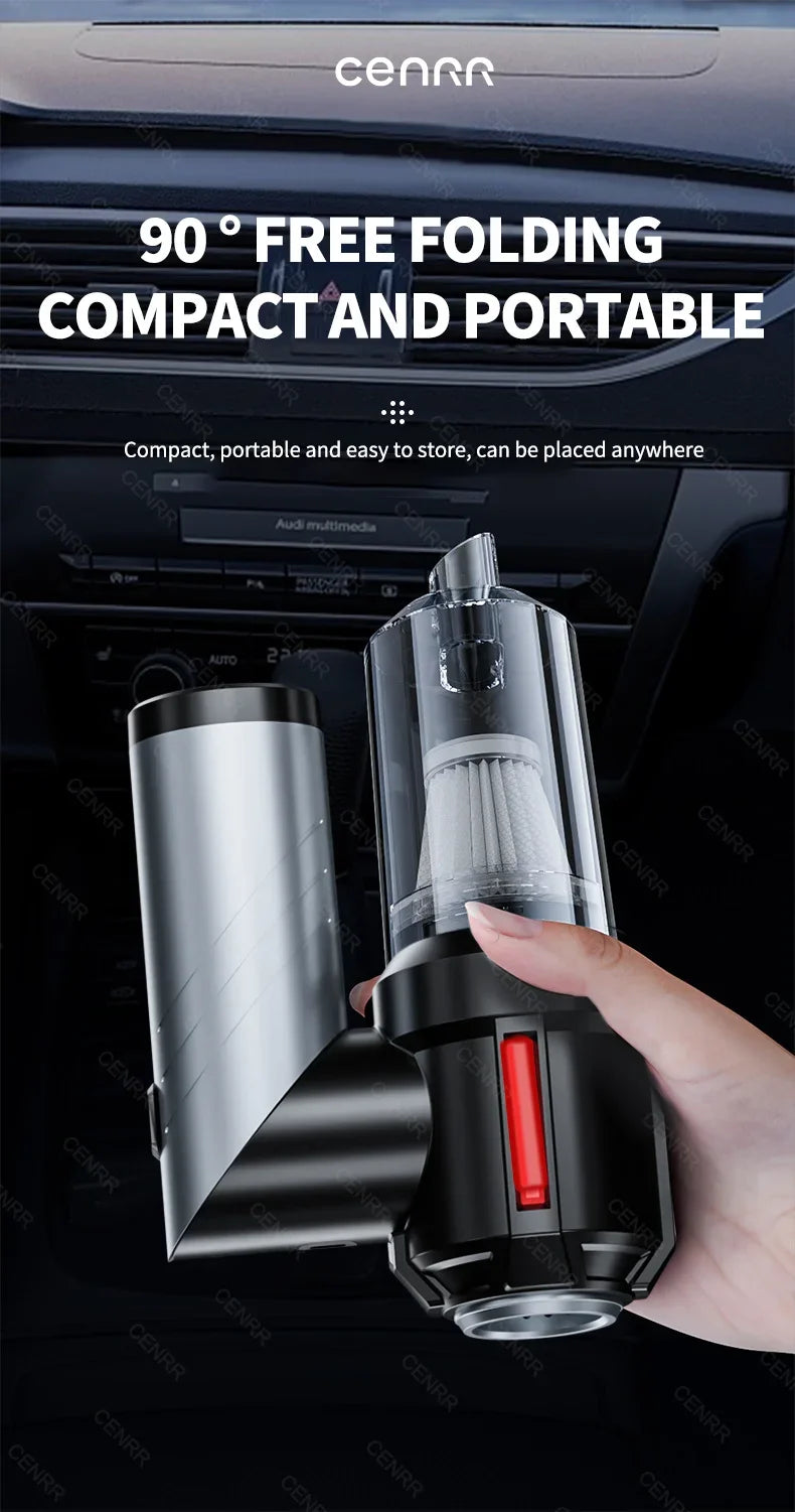 Cordless Handheld Car Vacuum Cleaner & Mini Blower