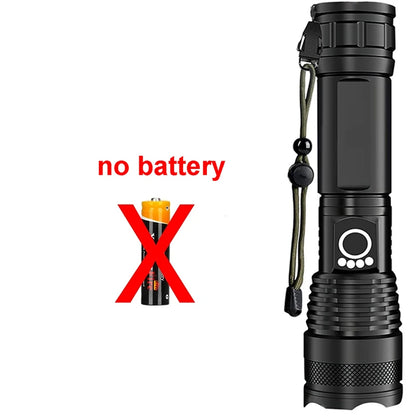 High-Power Rechargeable LED Tactical Flashlight