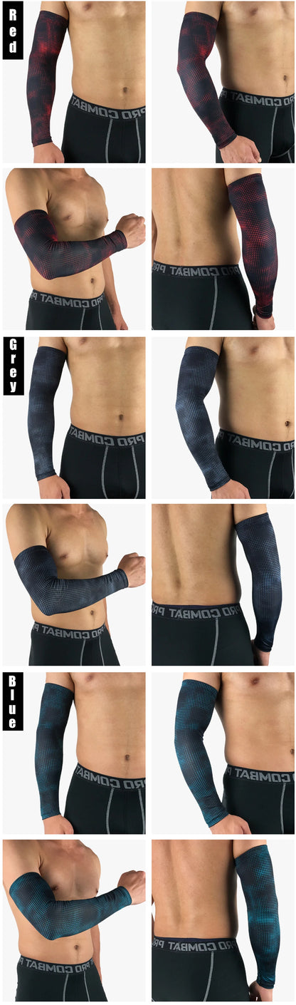 UV-Protection Ice Silk Cooling Arm Sleeves
