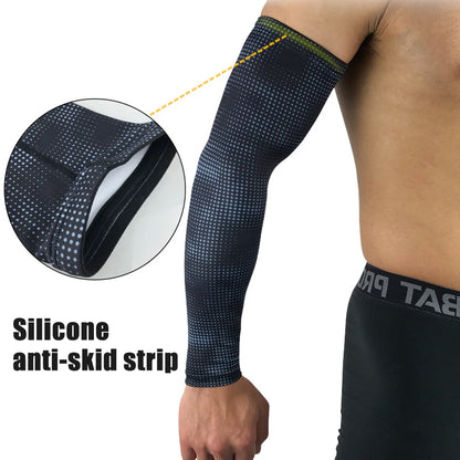 UV-Protection Ice Silk Cooling Arm Sleeves