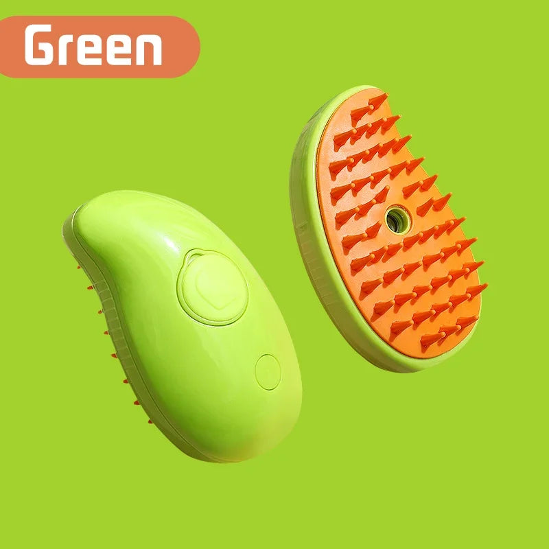 3-in-1 Steam Spray Pet Massage Brush