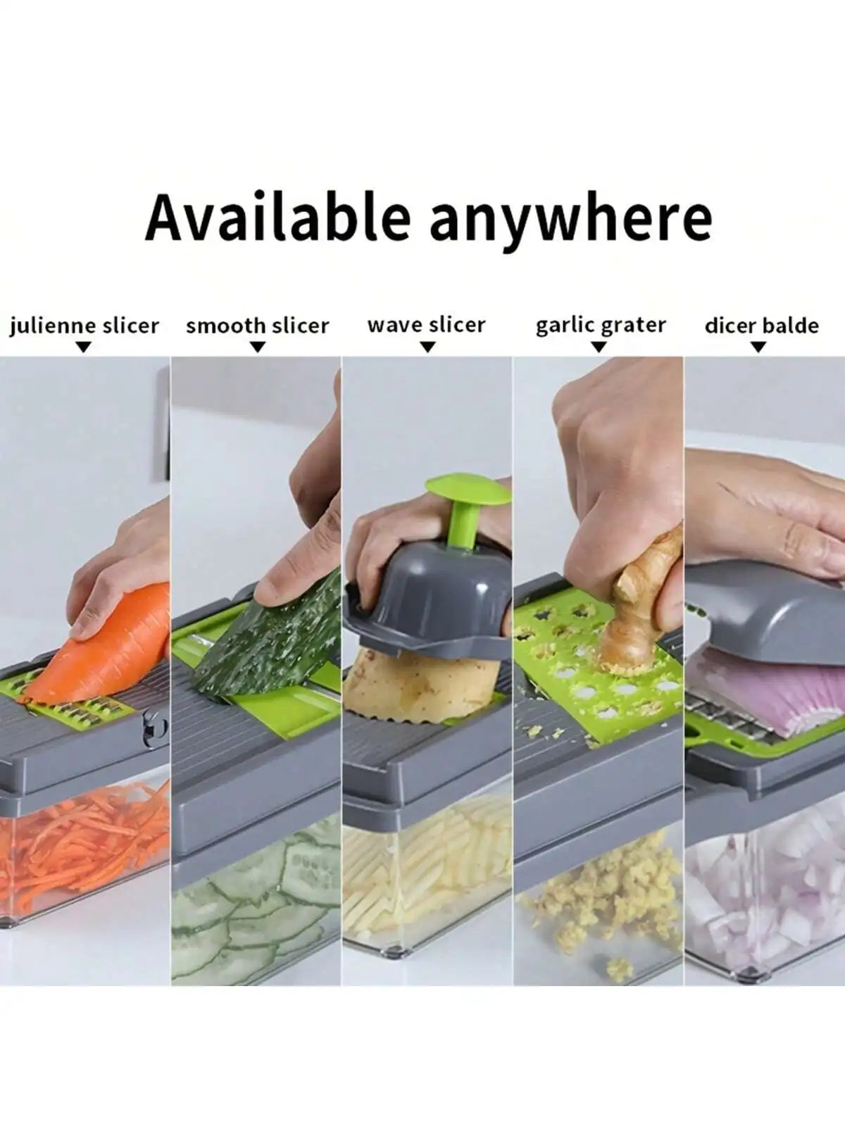 16-Piece Vegetable Chopper & Slicer Set