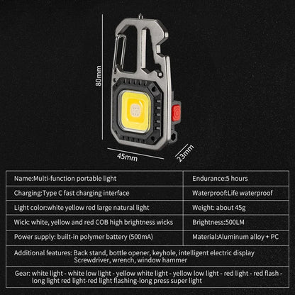 Ultra-Small Mini LED Keychain Light