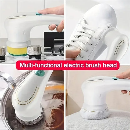 5-in-1 Electric Spin Scrubber Brush Set