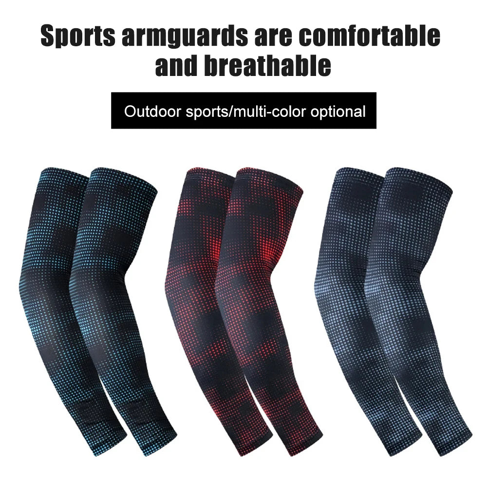 UV-Protection Ice Silk Cooling Arm Sleeves