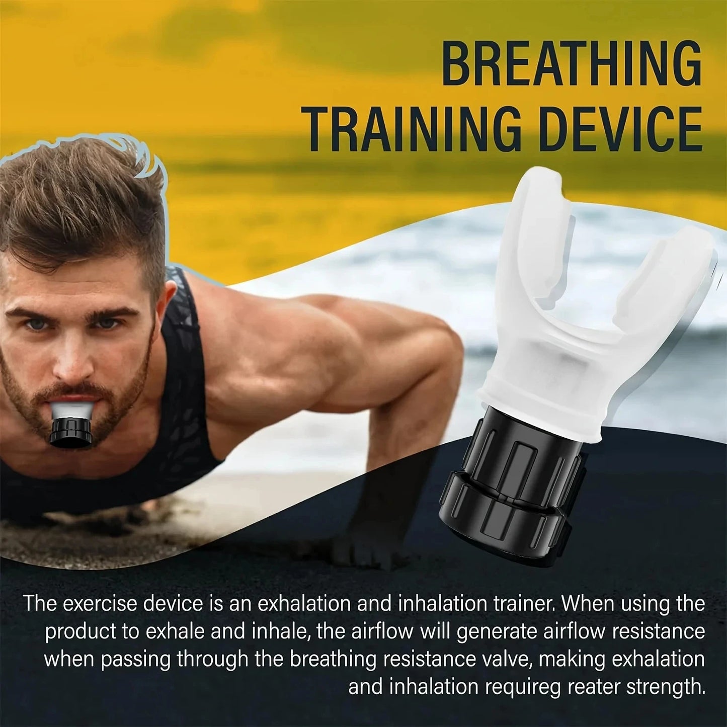 Portable Lung Trainer & Breathing Exerciser