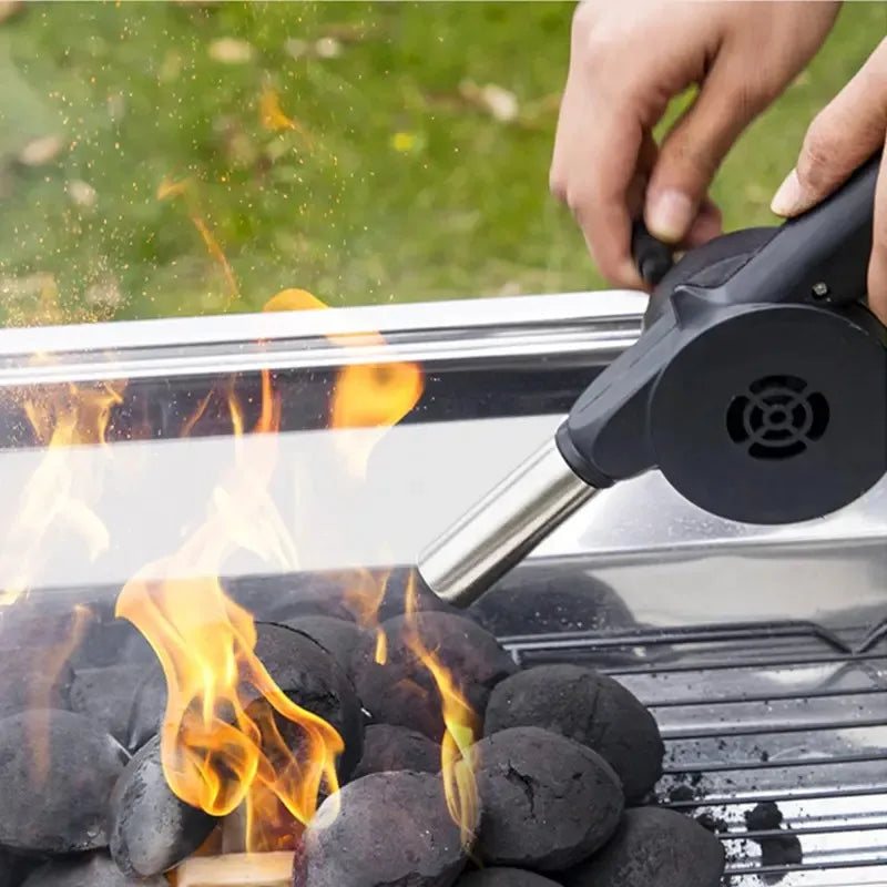 Hand-Crank BBQ Air Blower