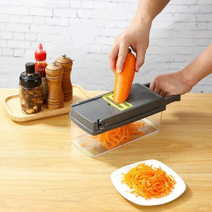 16-Piece Vegetable Chopper & Slicer Set