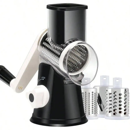 5-in-1 Rotary Drum Vegetable Slicer Grater