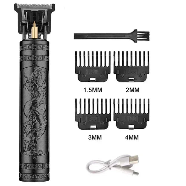 USB Fast Charging Hair Trimmer Portable Cordless Shaver Barber Electric Hair Cutting Machine Vintage Hair Clipper For Hairdresse