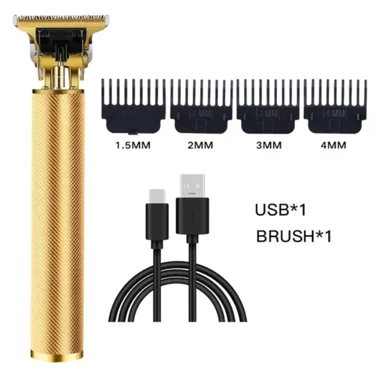 USB Fast Charging Hair Trimmer Portable Cordless Shaver Barber Electric Hair Cutting Machine Vintage Hair Clipper For Hairdresse