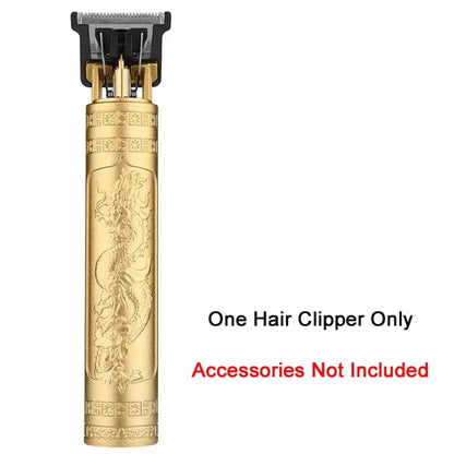 USB Fast Charging Hair Trimmer Portable Cordless Shaver Barber Electric Hair Cutting Machine Vintage Hair Clipper For Hairdresse