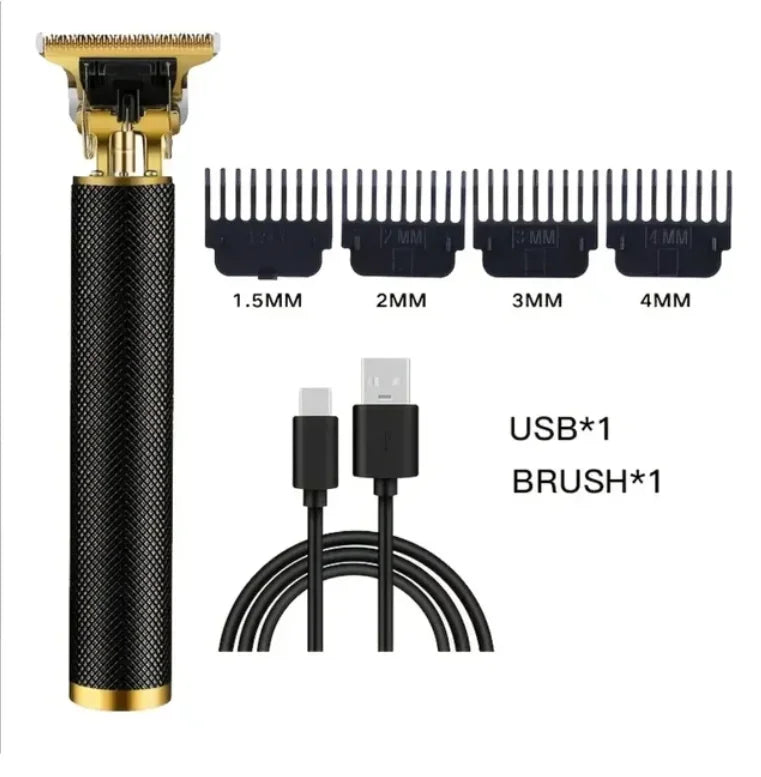 USB Fast Charging Hair Trimmer Portable Cordless Shaver Barber Electric Hair Cutting Machine Vintage Hair Clipper For Hairdresse