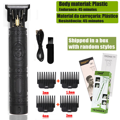 USB Fast Charging Hair Trimmer Portable Cordless Shaver Barber Electric Hair Cutting Machine Vintage Hair Clipper For Hairdresse