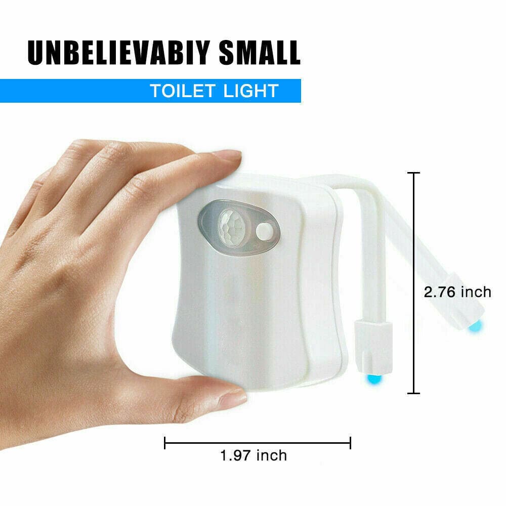 Motion Sensor Toilet Bowl LED Light