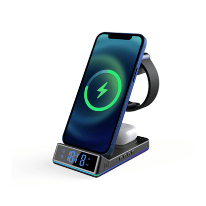 VersaCharge 5-in-1 Wireless Charging Hub: Ultimate Convenience and Multifunctionality