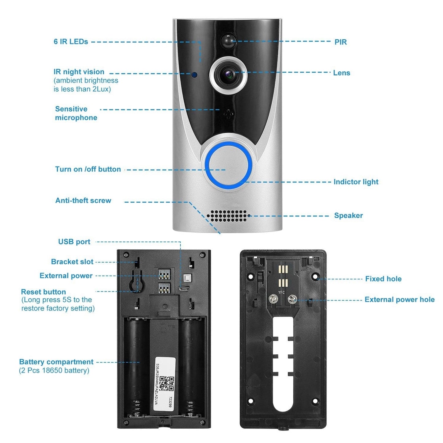 VisiLink WiFi Video Doorbell: Connect, See, and Secure