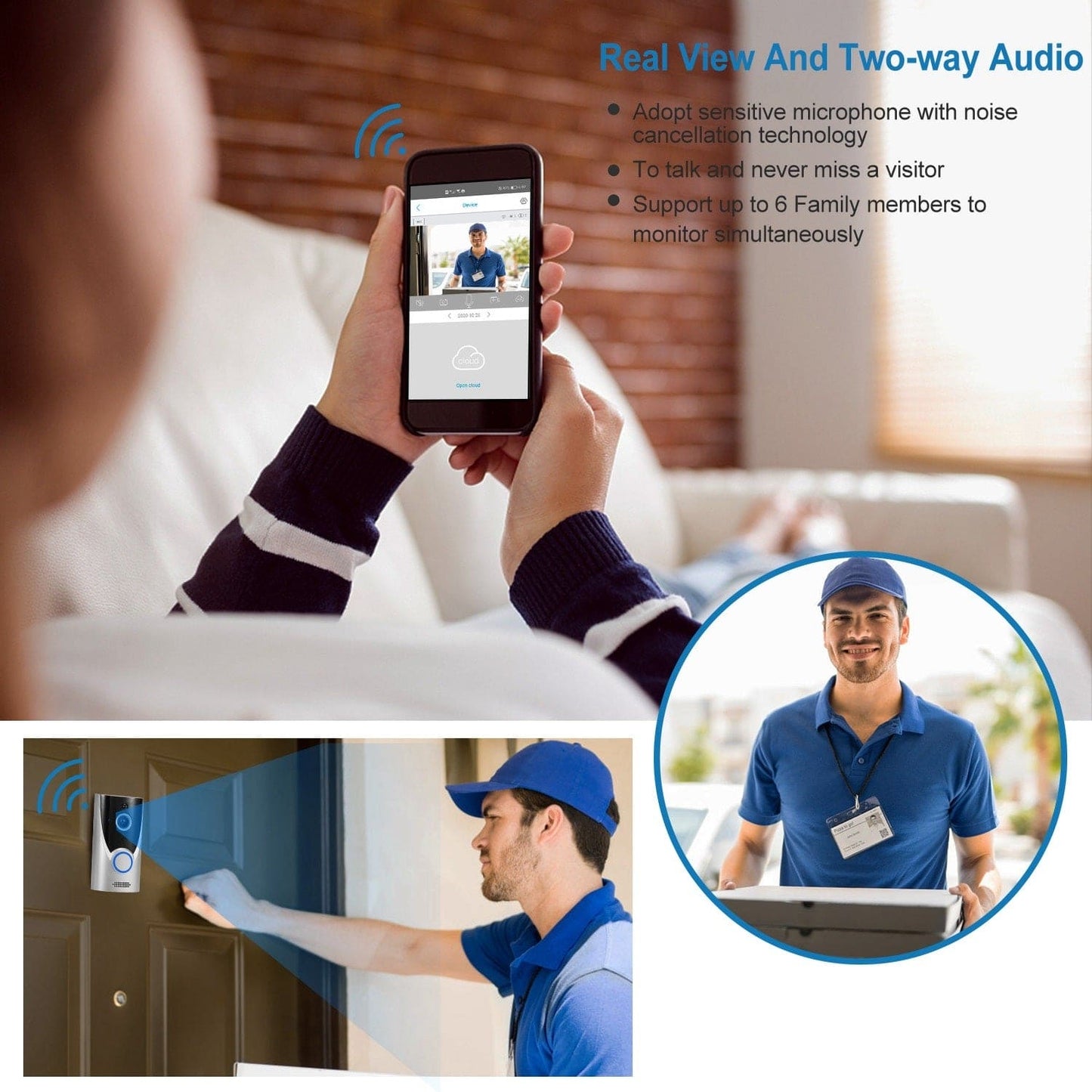 VisiLink WiFi Video Doorbell: Connect, See, and Secure