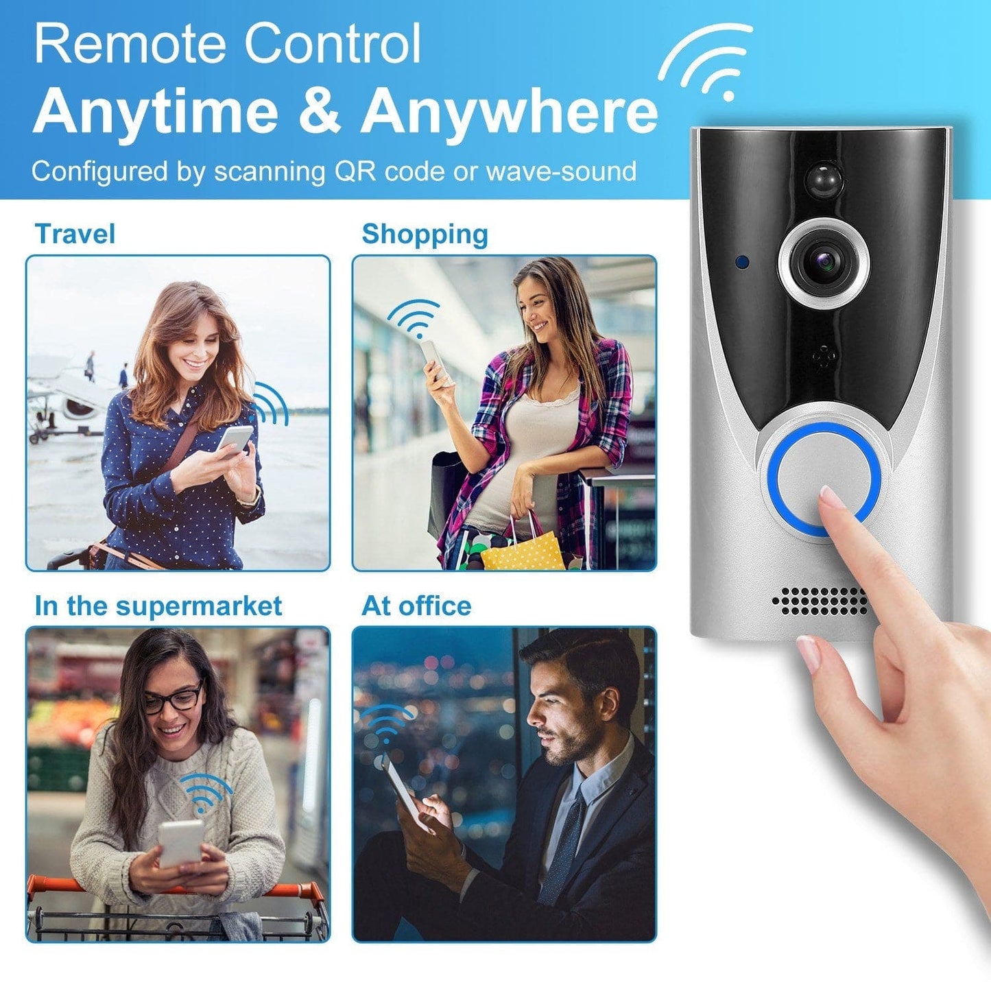 VisiLink WiFi Video Doorbell: Connect, See, and Secure