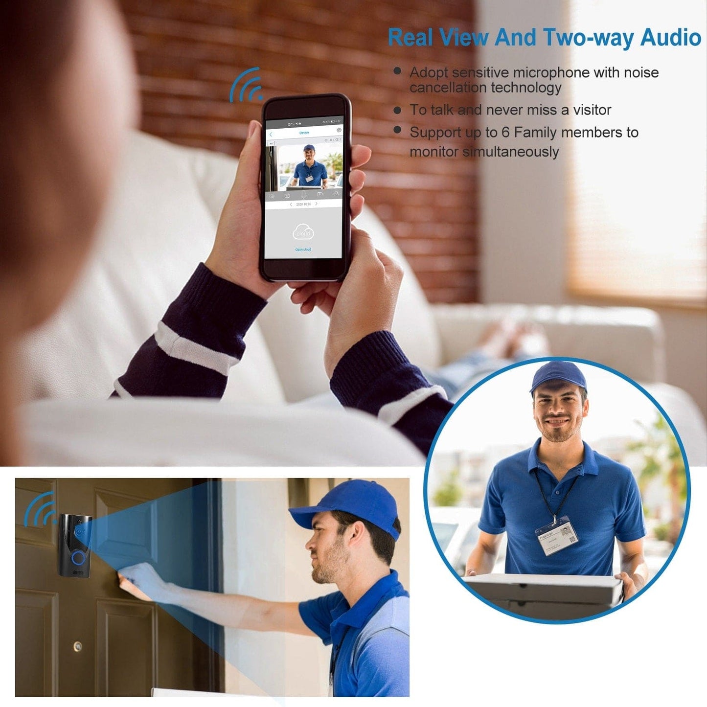 VisiLink WiFi Video Doorbell: Connect, See, and Secure